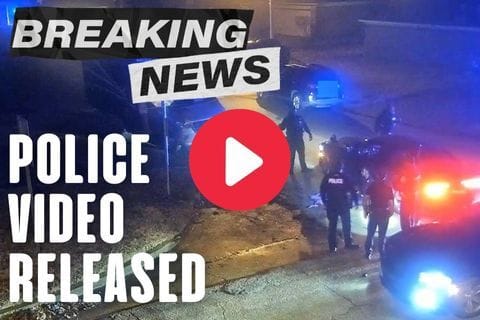 Bodycam Footage Shows Cops RELENTLESSLY Take Down Tyre Nichols