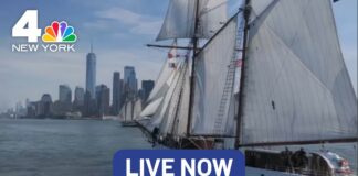 LIVE: Statue of Liberty Live Cam | NYC July 4 | America 250 | Sail4th | NBC New York