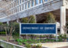 Trump TORPEDOES Gas Car Bans Department of Energy building sign in front of office complex